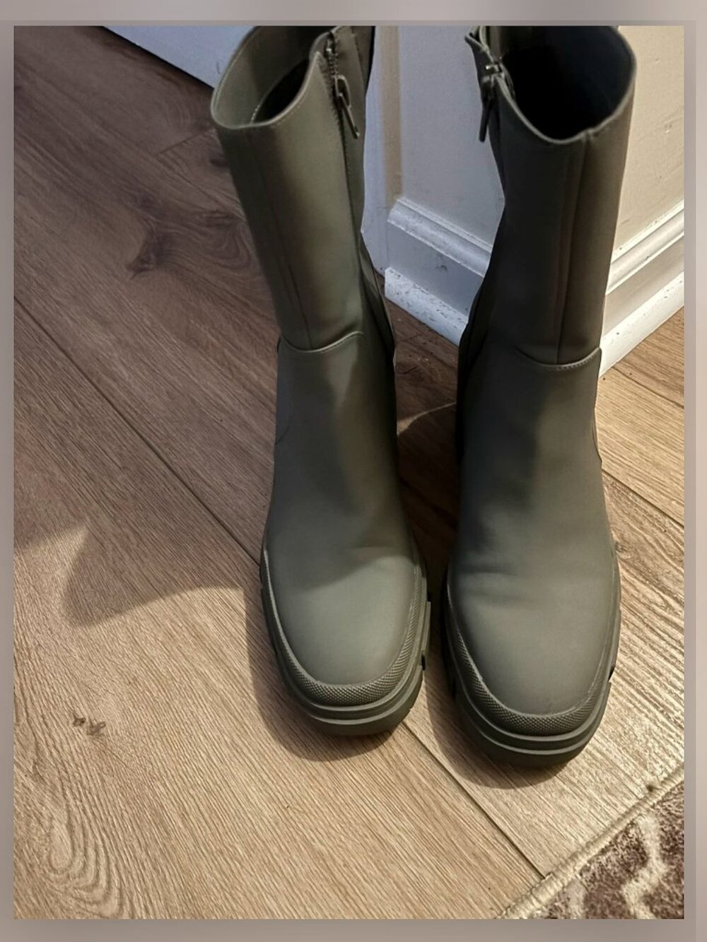 Zara grey boots